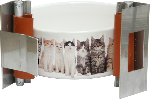 HIX 2" Straight Wall Sublimation Oven Cat Bowl Wrap - QTY OF 10 WRAPS