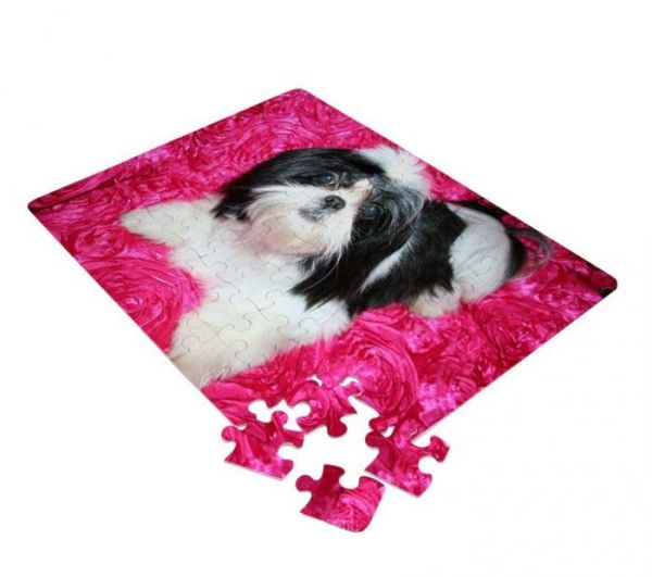 80 Piece Jigsaw Puzzle for Sublimation Printing (5/pack)