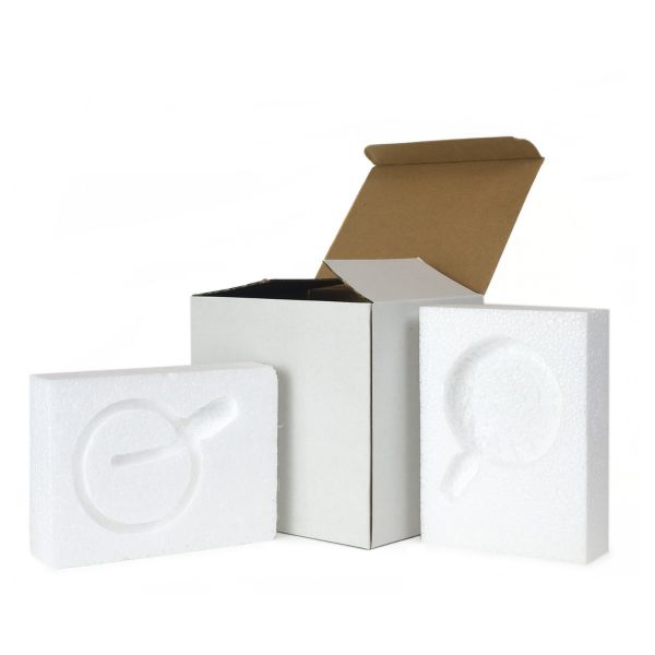 Gift Mug Box for 15oz. Mugs - Cardboard Box with Foam Supports