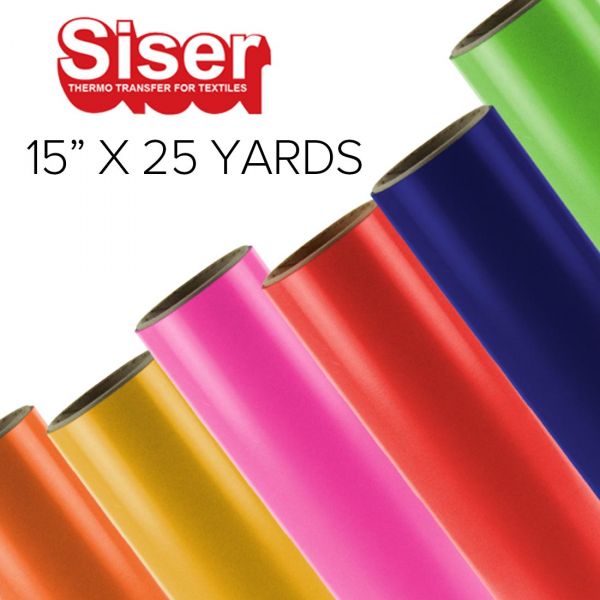Siser EasyWeed Heat Transfer Vinyl - 15" x 25 yard