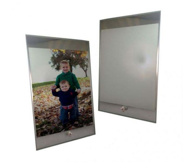 Mirrored Sublimation Photo Display Easel - 6" x 9" - 25 Pack