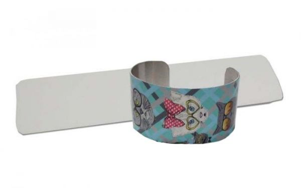 Aluminum Sublimation Cuff Bracelet - 1.625" wide