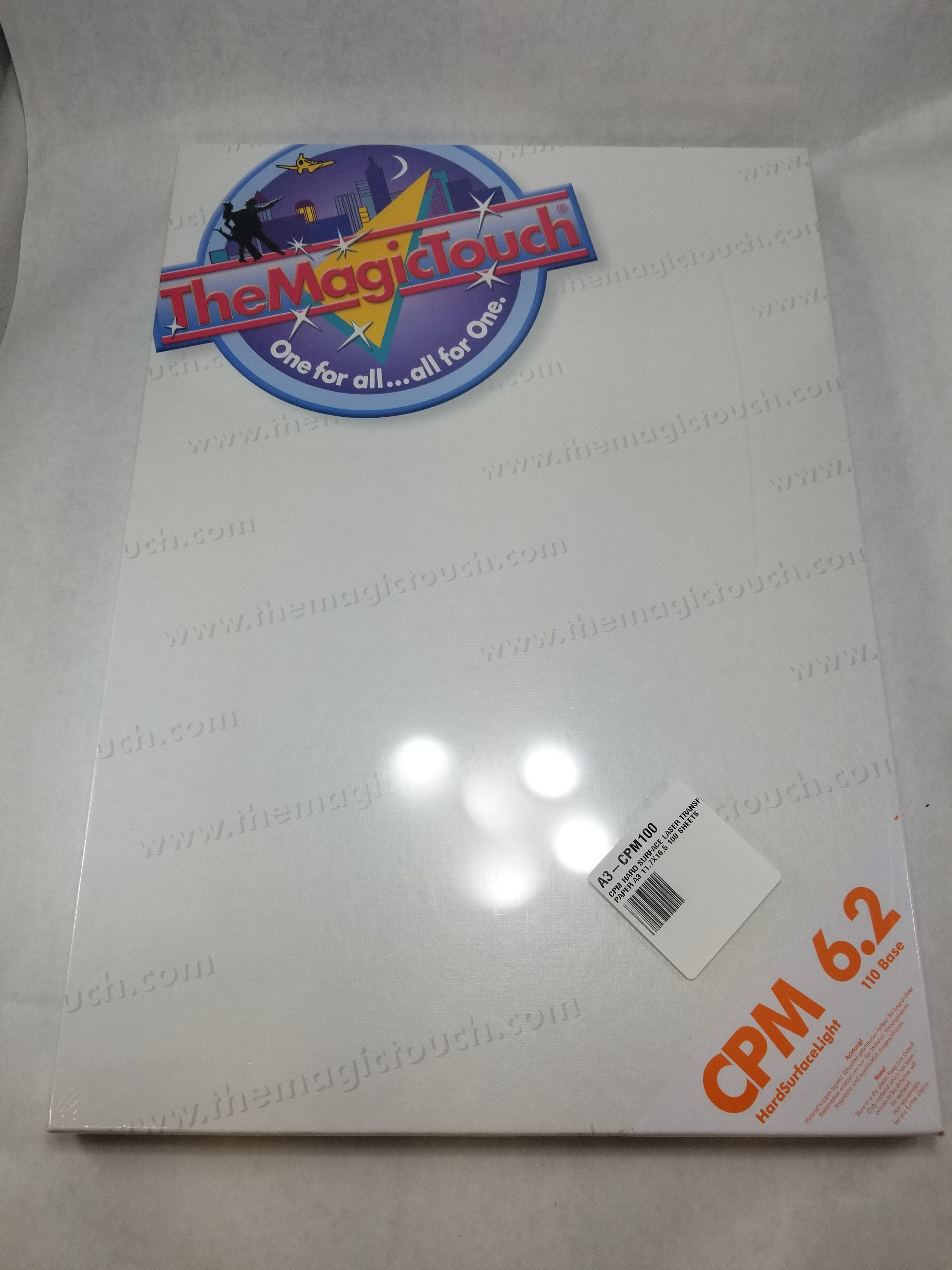Oki - Magic Touch - CPM 6.2 Hard Surface Paper - 11.7" X 16.5" - 100 PCS