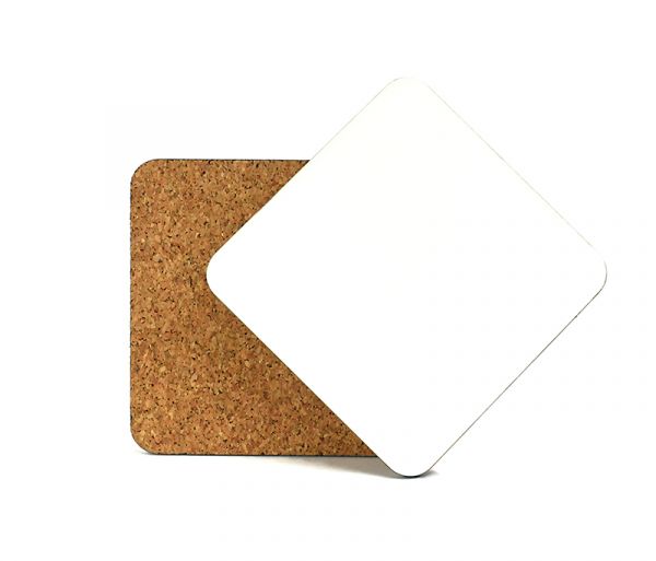 Sublimation Square Coaster Blanks Bulk MDF Sublimation Coasters Blanks with  Back Hardboard Coasters Blank MDF Sublimation Coasters 3.74 Inch for  wedding christmas new year gift home deco