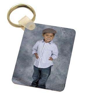 Square FRP Plastic Two Sided Sublimation Keychain - 2.25 x 2.25