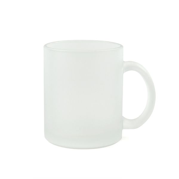 Frosted Glass Sublimation Mug with Handle - 11oz.
